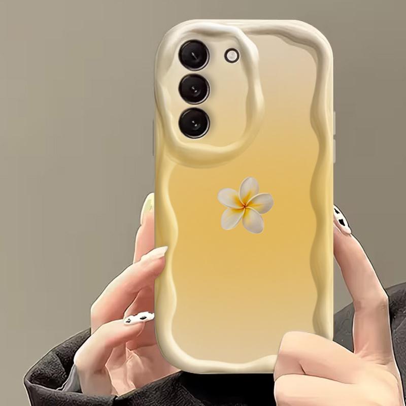 Gradient Chrysanthemum Petal Pattern Case for Samsung Galaxy S26 S25 Ultra S24 FE S23 Plus S22 A56 A36 A16 A17 A37 A57 A55 Cover