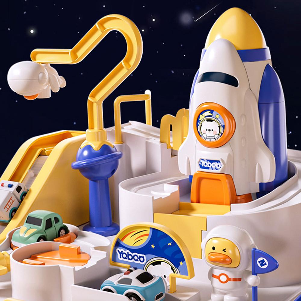 Plastic Model Educational Toys Space Rocket Brain Mechanical Toy Interactive Train  Kids Learning