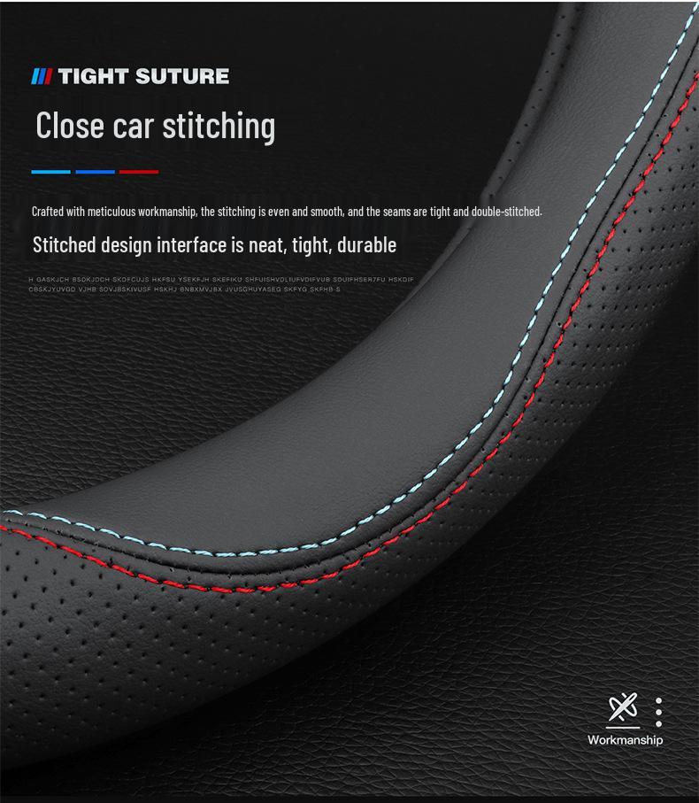 Pokrowiec na kierownicę z prawdziwej skóry dla MG5, MG6, MG7, MG4MG, Navigator HS, Ruixing 3SW, Ruiteng ZS