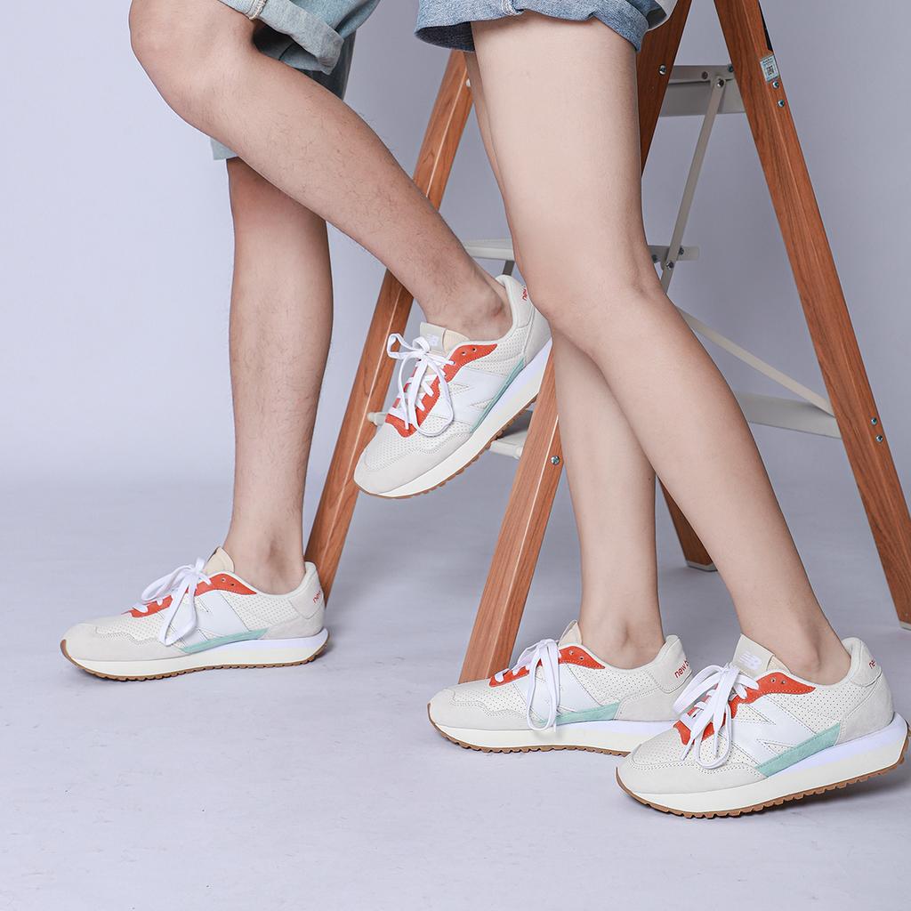 New Balance 237 Zapatillas Unisex de Chile Fantasma Blanco Crema MS237PG