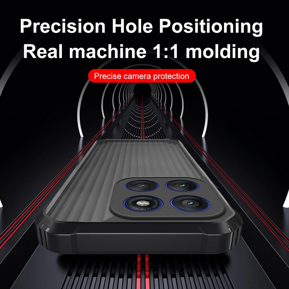 KEYSION Heavy Duty Shockproof Phone Case for Motorola Edge 50 60 Pro 5G Translucent Matte Back Cover for MOTO Edge 60 50 Fusion