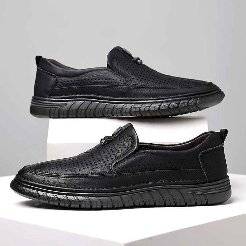 

Модные весенне-осенние дизайнерские новые мужские мокасины на плоской подошве в британском стиле, повседневная кожаная обувь для прогулок на открытом воздухе для мужчин 38