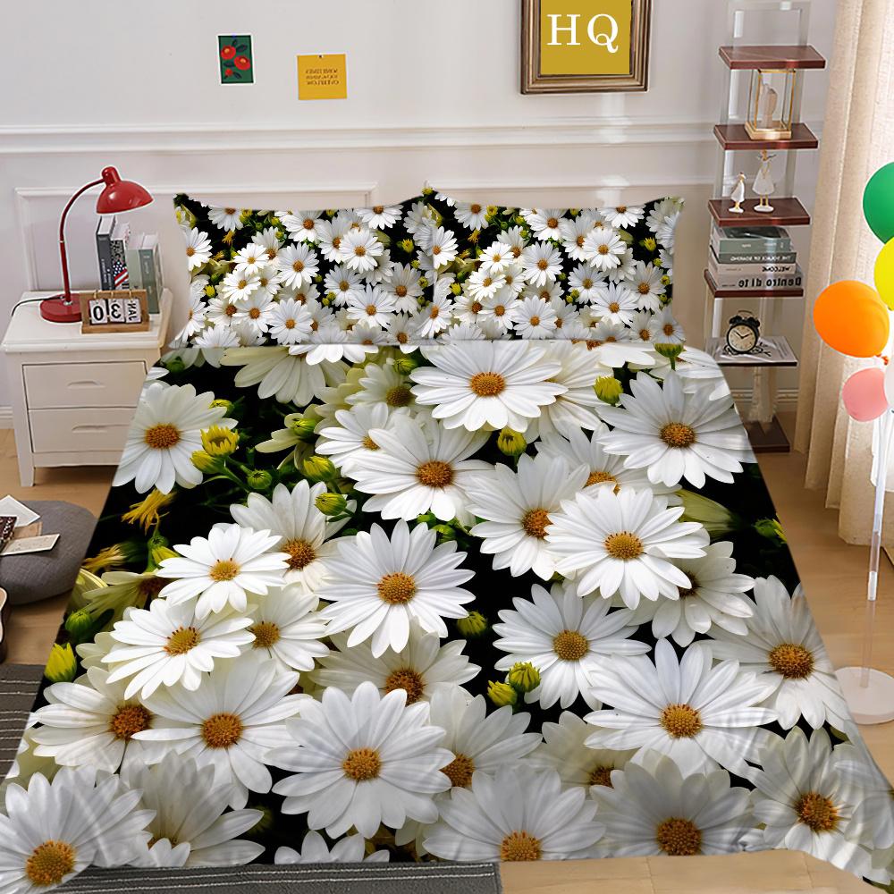 Hochwertiges Drei-Dimensionales Zwirbelblumen Bettwäscheset main image 0