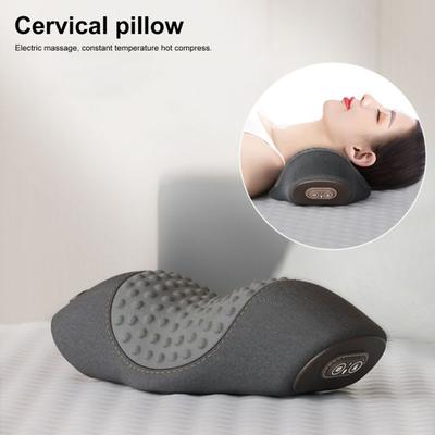 Electric Neck Massager Ergonomic Design Deep Tissue Kneading Electric Back Massager Heated Neck Support Pillow