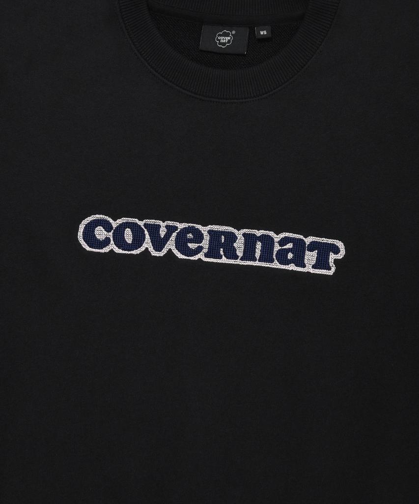 COVERNAT WOMAN Cooper Logo Sweatshirt Black