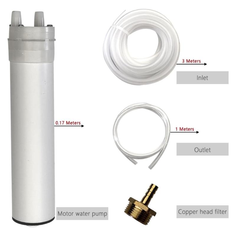 Compacts Water Transfers Pumps 6M Lift USB C Rechargeable For Homes Pet Utility Multifunctional