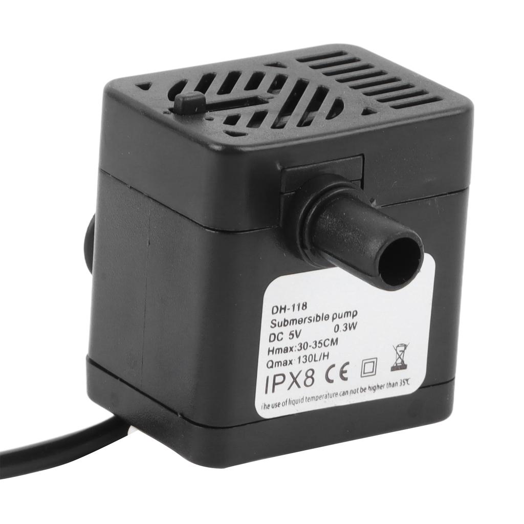 משאבת החלפה שקטה למזרקת מים לחיות מחמד,    , 130LCelsiusH, נשלף, מתאים לרוב מזרקות המים לכלבים