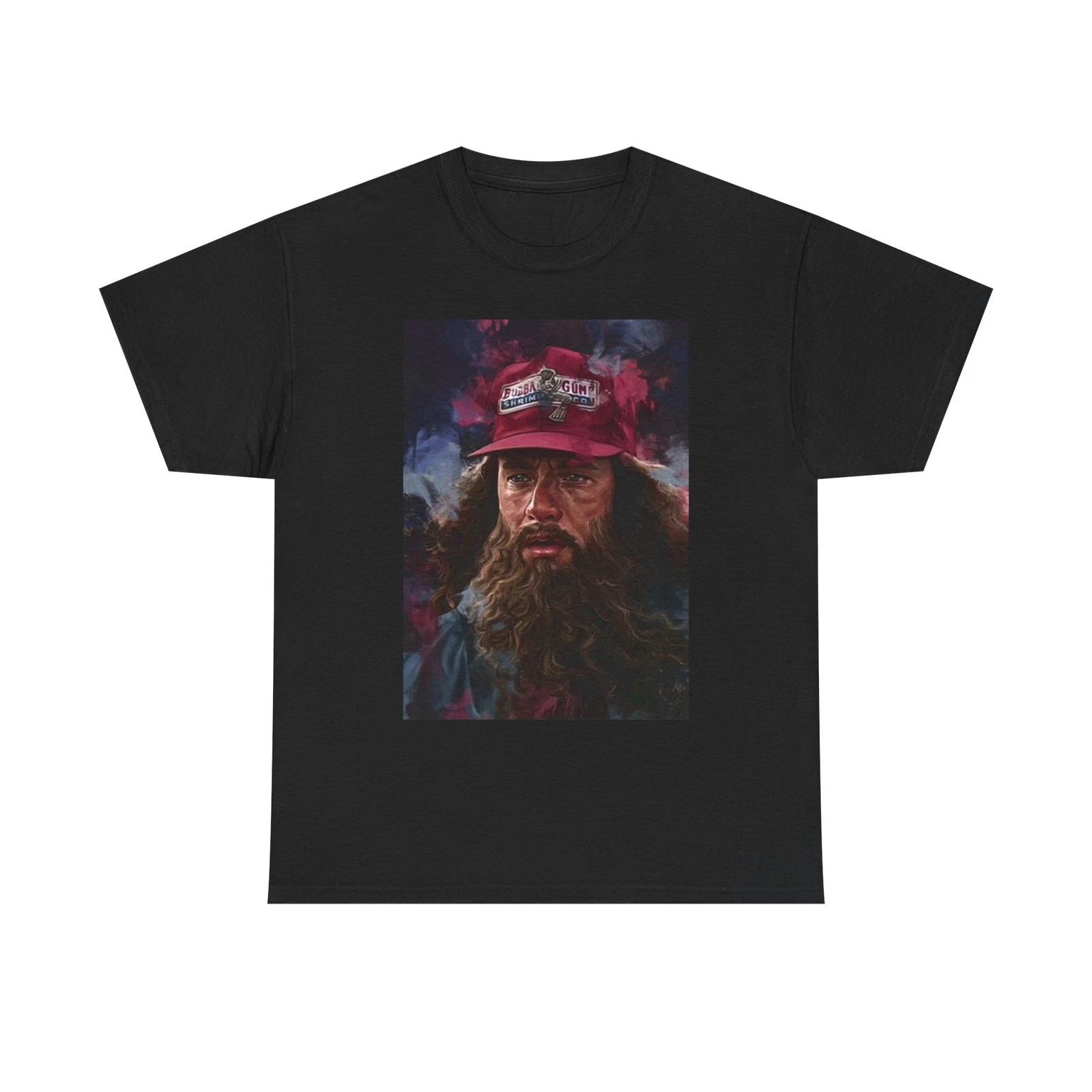 

Forrest Gump Graphic T Shirt Retro Movie Poster 90s Unisex Heavy Cotton Tee 3XL