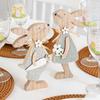 Easter Wooden Party Bunny Decoration Ornament