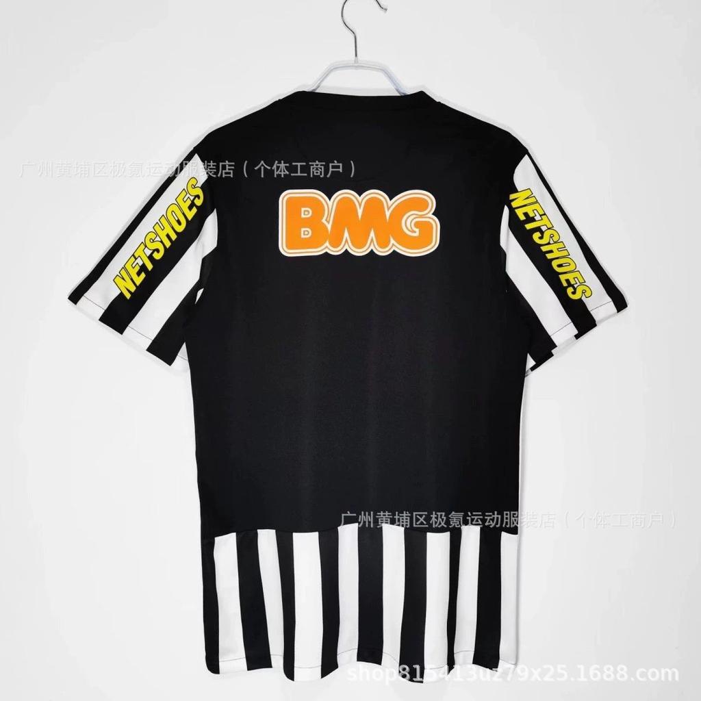 2012/13 Season Santos Jersey No. 11 Neymar Home White Short-sleeved Retro Commemorative Football Jersey