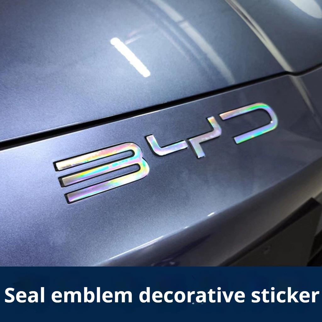 rstcl5 For BYD Seal EV 2022 2023 2024 2025 Car Emblem Decoration Color Changing Sticker