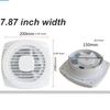 220V 4/6/7inch 110/150/180mm Silence Ventilating Strong Exhaust Extractor Fan for Window Wall Bathroom Toilet Kitchen Mounted