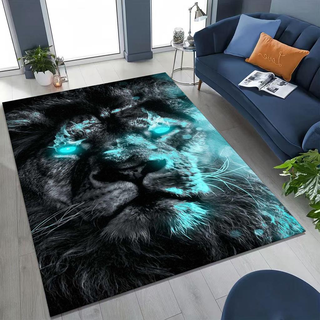 27 Style Wild Animal Lion Beast Cartoon Rug for Bedroom Living Room Sofa Home Doormat Decor, Large Kid Play Non-slip Floor Mat
