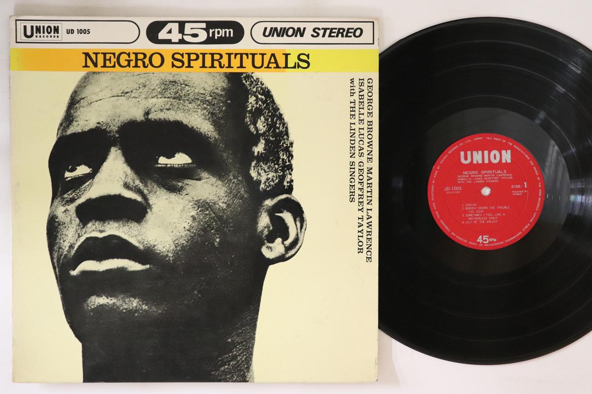 

LP Record NEW WORLD SHOW ORCHESTRA - Negro Spirituals UD1005 UNION Japan Blues Used