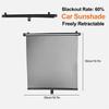 Universal Car Retractable Sunshade Curtain Sunshade With Suction Cup Heat-Insulating Side Window Curtains Car Curtains Parts