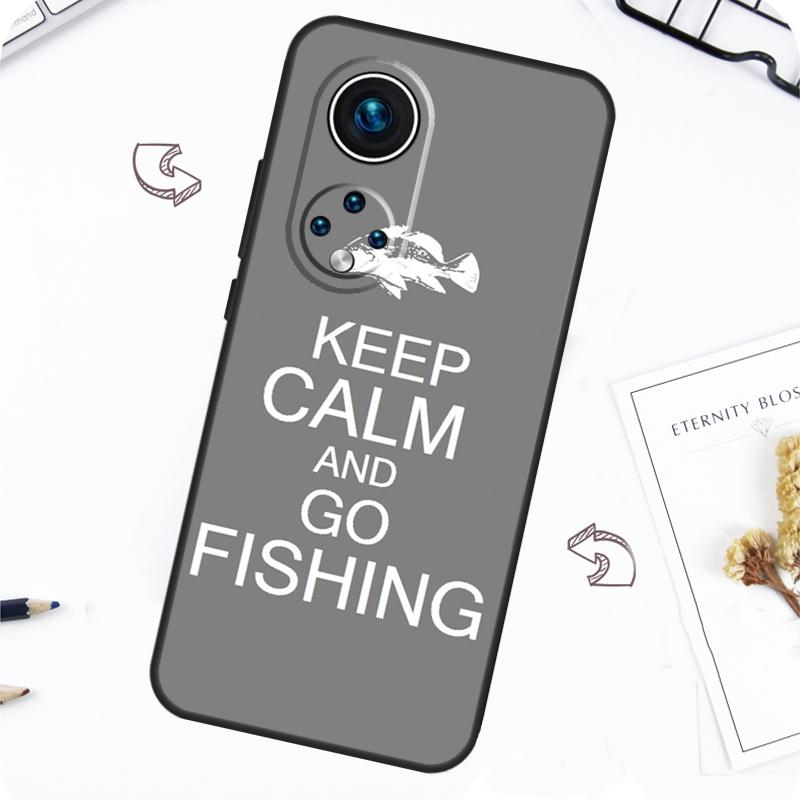 

Keep Calm and Go Fishing Case For Honor Magic 5 6 7 Lite Honor 200 Pro X8b X9a X8a X8 X9 X9c X9b 50 70 90 Lite Cover Honor Magic6 Pro