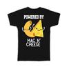 Camiseta de Presente : Alimentado Por Macarrão com Queijo Para Amantes de Massa Amante de Comida Fofo