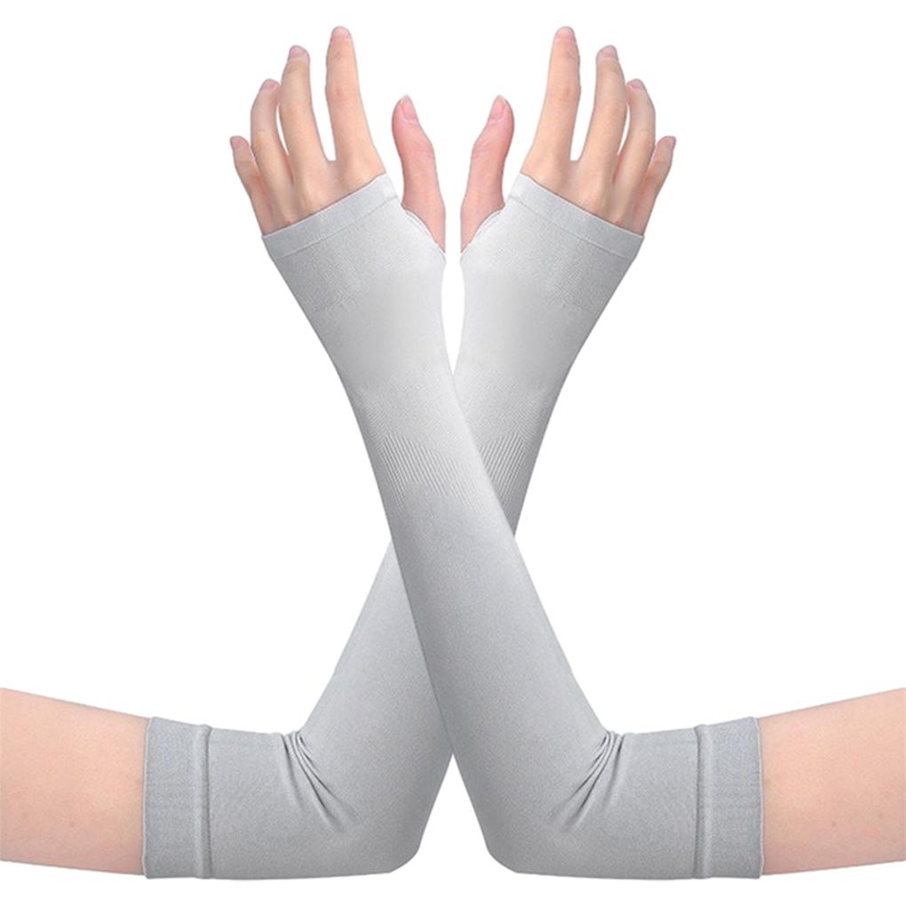 

1 пара защитных охлаждающих нарукавников Ice Silk, защита для фитнеса, солнцезащитный крем UPF 50, для велоспорта, рыбалки, гольфа