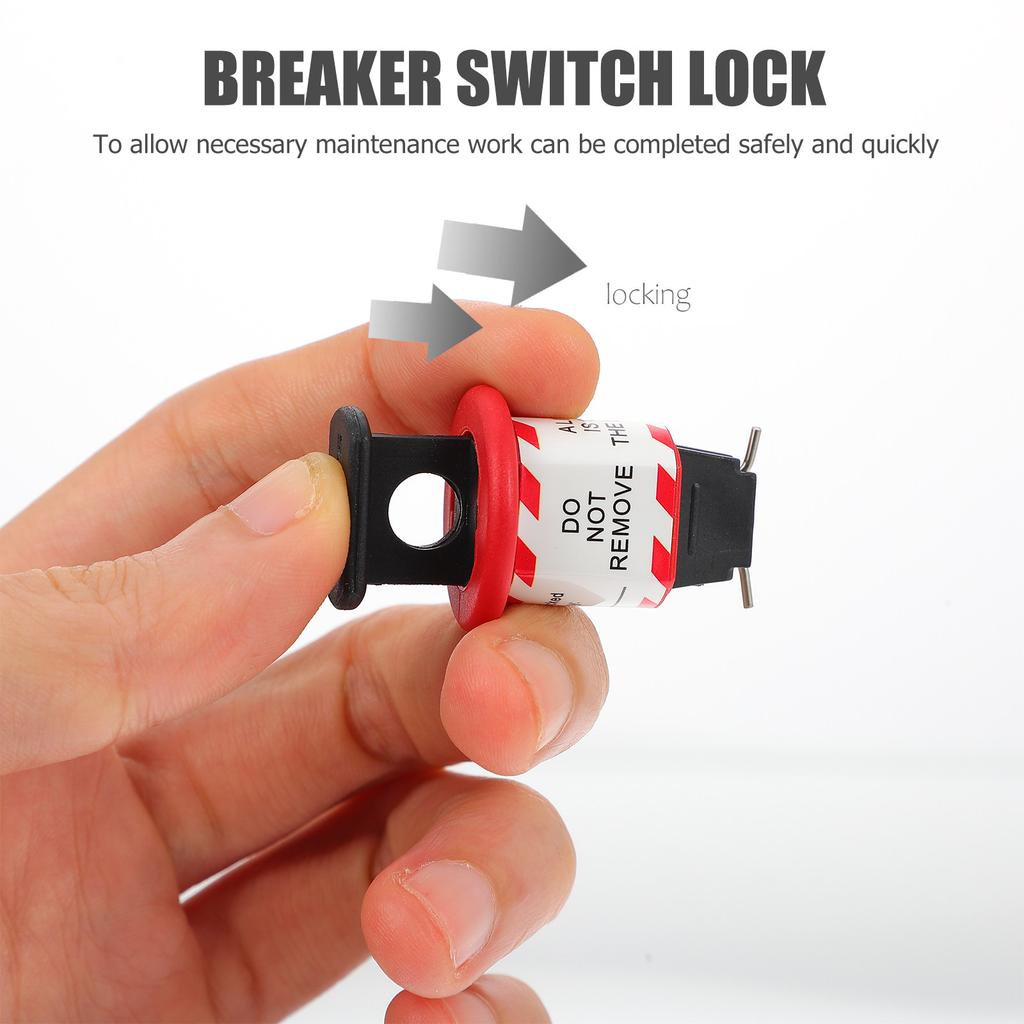Circuit Breaker Lockout Device Safety Buckle Premium Material Small Size Easy Installation Electrical Power Isolation Lockout