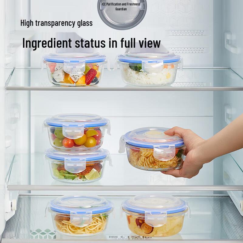 COOKER KING High Borosilicate Glass Food Storage Container Set