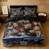 Supernatural Pattern Bedding Quilt Set Quilt Cover Pillowcase Home Birthday Gift(1 * Duvet Cover + 2 * Pillowcase, Without Core)