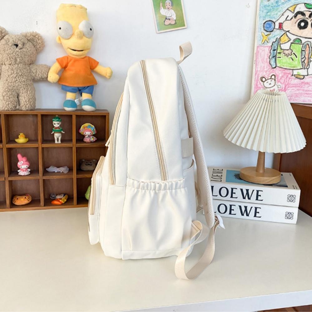 Y2K Cute Star Transparent Backpack Ita Bag for Girls Comic Badge Large Capacity Women Backpacks Fashion Students School Bags