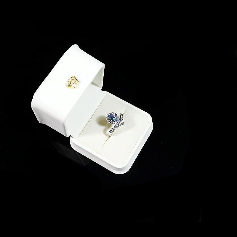 

Роскошный комплект из ожерелья, серег и кольца Blue Water Drop - модные и трендовые украшения