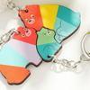 3 Pieces Matching Keychains Puzzle Keychain Set Stylish Keyrings Set Lovely Gift for Girlfriend Boyfriend Animal Lovers