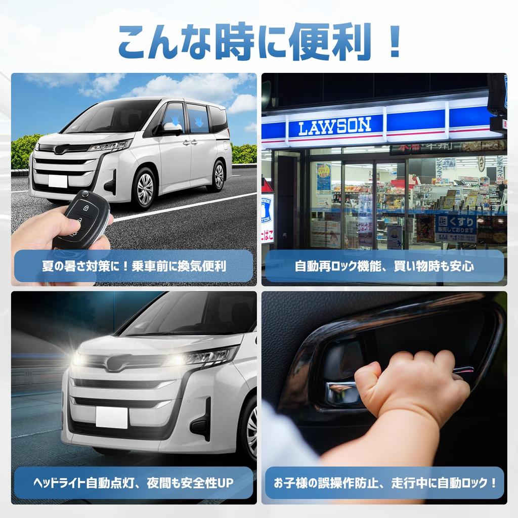 Kotesoto Harness for Toyota Voxy and Noah Door Idling Door Reverse Turn and This Kit is and Easy to Includes Installation Tools and Instructions for