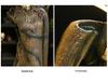 Zen Guanyin Buddha Statue with Golden Cicada Lamp and Flowing Water Fish Tank for Home Entrances.