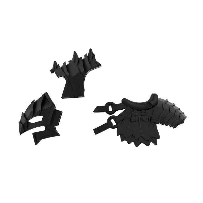 Single Sell Medieval Knight War Horses Wolves Tiger Bears Deer Dragon Animal Decorative Toy Moc Building Block Rope Saddles K039