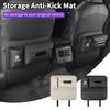 PU Leather Multifunctional Car Storage Bag Half-Cover Anti-Kick Mat Pad For VW Golf GTI Polo Tiguan Jetta Sharan Sportcoupe