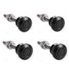1Pz/4Pz 22mm Universale Auto Pulsante a Pressione Kit Perni Cofano Alluminio Rilascio Rapido Blocco Paraurti Targa Clip di Blocco