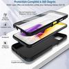 Coque de Protection - BOOLING - pour Samsung Galaxy A22 5G - Coque 360° - Noir - Semi-rigide