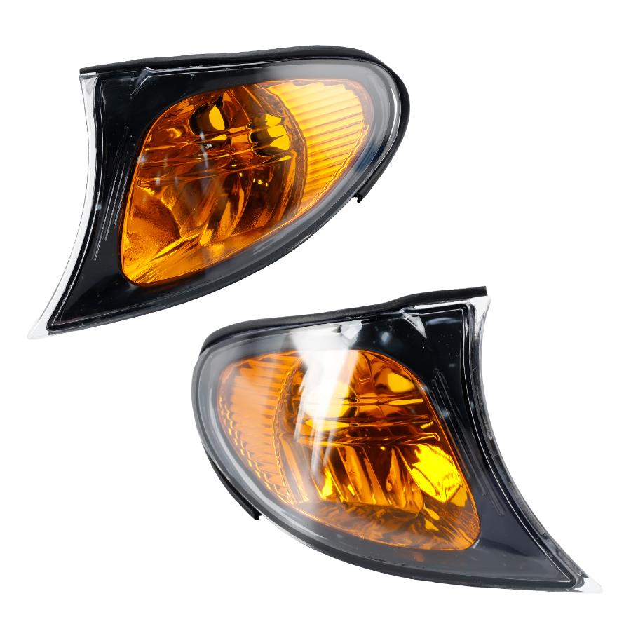 2 STÜCKE Frontanzeige Blinker Gelbe Ecklichter für BMW 3er E46 2002 2003 2004 2005