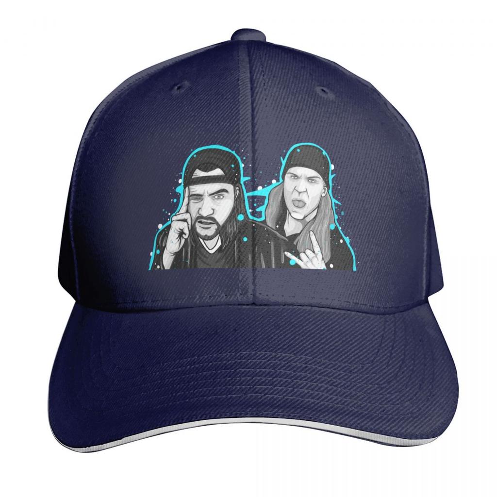 Jay and Silent Bob Baseball Cap Curved Brim Classic Fit Low Profile Unstructured Unisex for Unisex Women