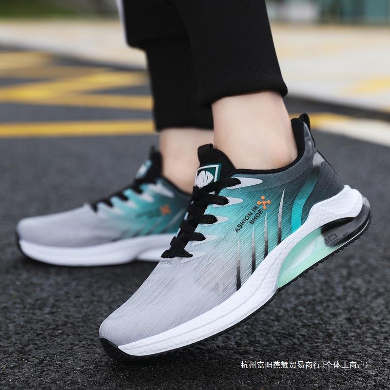 Shoes Men's 2025 New Korean Version Men's Sports Shoes Spring and Autumn Soft-soled Youth Running Shoes Trendy Men's Shoes