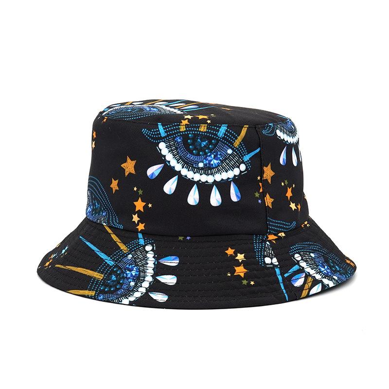 2023 Custom Sublimation Printing Double-Sided Bucket Hat All Over Printing Reversible Bucket Hats