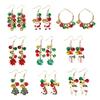 Weihnachts-Hängeohrringe Ohrhänger Weihnachtsohrring Ohranhänger Ohrhänger