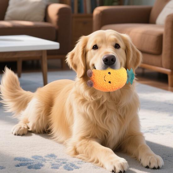 Plush Fruit Dog Toy Bite Resistant Squeaky Chew Avocado Mango Watermelon Pineapple Plushie Boredom Stress Relief Dog Teething Interactive