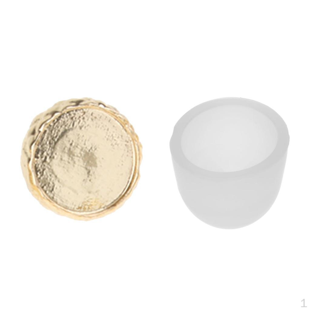 

Золотистые бусины концевая заглушка подвеска литье смолы силиконовый желудь ювелирные изделия