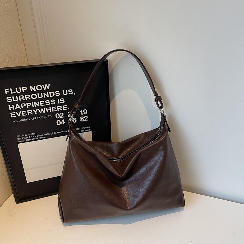 Persönlichkeits-Faulenzer-Stil Tragetasche Winter Neu Große Kapazität Lässig Mode Lässig Umhängetasche