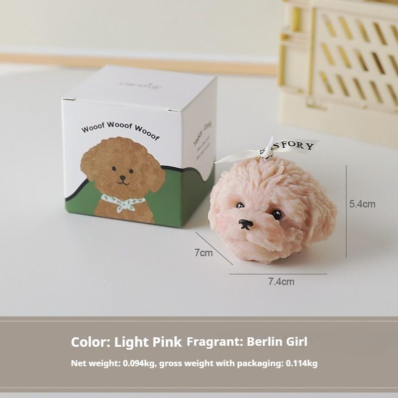 

Ароматическая свеча «Мишка», милый креативный подарок на день рождения, аромат для атмосферы, моделирование животного Pink