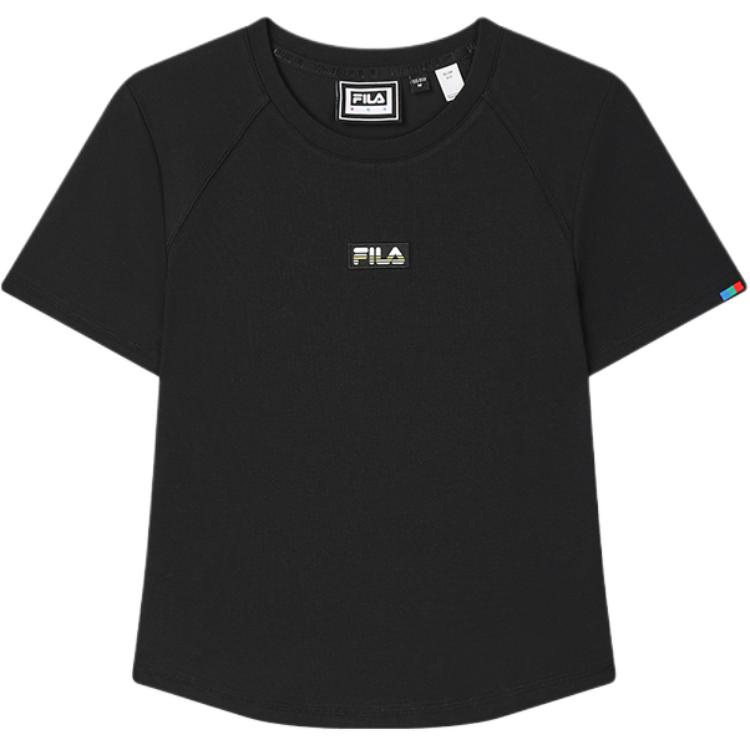 New FILA ORIGINALE Regular T Shirt Women's Jet Black F51W529104F-BK