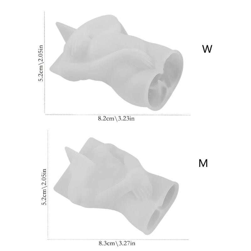 Muscle Body Figurines Decorating Molds Silicone Texture Suitable for Crafts Party Supplies and Custom Decorations