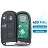 KEYYOU 1PCS Smart Remote Key 433Mhz ID46 Chip Keyless For Jeep Renegade Compass C-CUV Trailhawk SIP22 M3N-40821302 M3N40821302