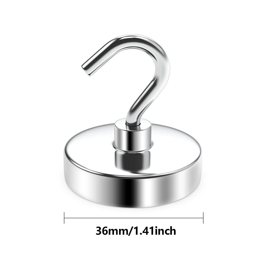 N52 Strong Magnetic Hooks Load Bearing Hook MultiPurpose Storage for Home Kitchen Bar Storage Key Hanging Hanger