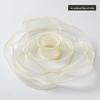 4cm Gold Edge Fishtail Yarn Ribbon for Floral Bouquets, Cake Decorations, Gift Bows, and DIY Projects.