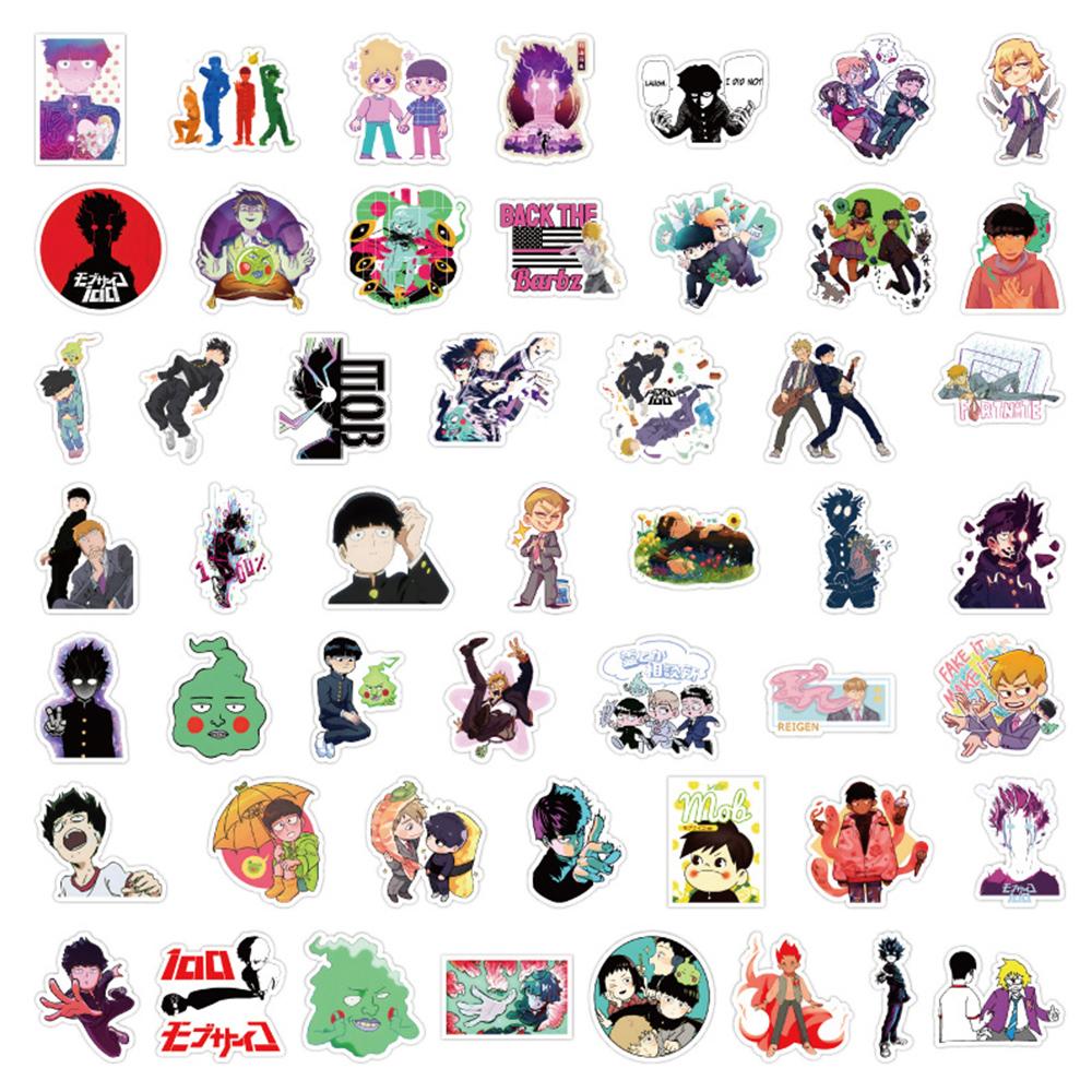 10/30/50/100pcs Classic Anime Mob Psycho 100 Stickers Funny Cartoon Decal Decoration DIY Diary Notebook Luggage Cool Sticker Toy