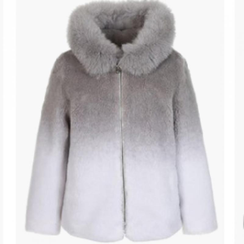 La Belle Shinyoung Fur Real Fox Hood Wool Fleece Jacket Lb104jk 1